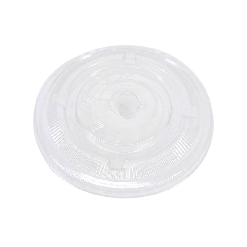 CCF 12-24OZ(D95MM) PET Plastic Flat Lid For PP Cold Cup - 2000 Pieces/Case