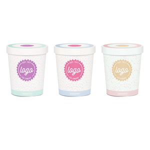 Custom Print Ice Cream Containers + Lids Combo