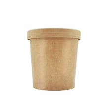 Load image into Gallery viewer, CCF 16OZ(D96MM) Soup Paper Container - Kraft 500 Pieces/Case