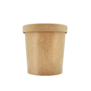 CCF 16OZ(D96MM) Soup Paper Container - Kraft 500 Pieces/Case