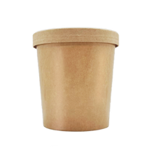 Load image into Gallery viewer, CCF 26OZ(D115MM) Soup Paper Container - Kraft 500 Pieces/Case