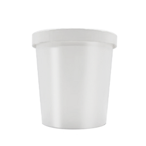 CCF 26OZ(D115MM) Soup Paper Container - White 500 Pieces/Case