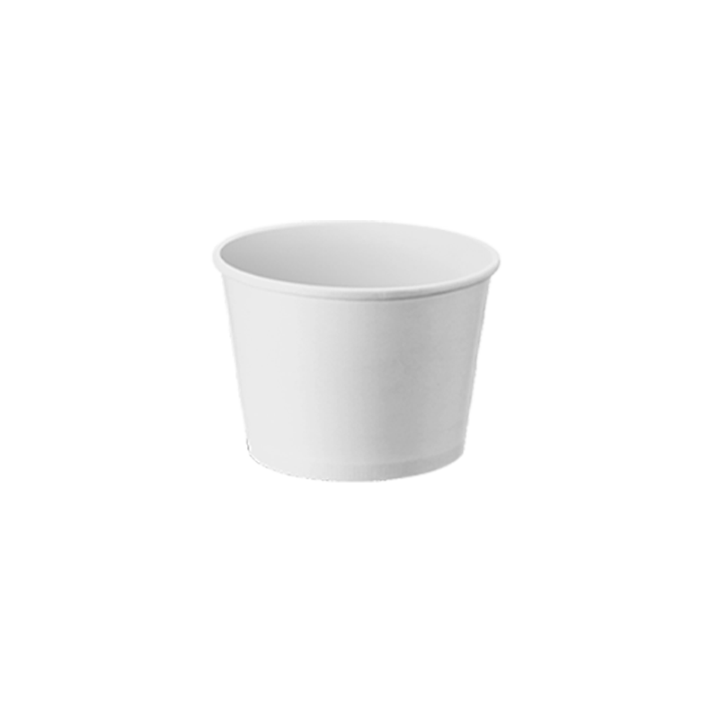 CCF 10OZ(D96MM) Ice Cream Paper Cup - White 1000 Pieces/Case