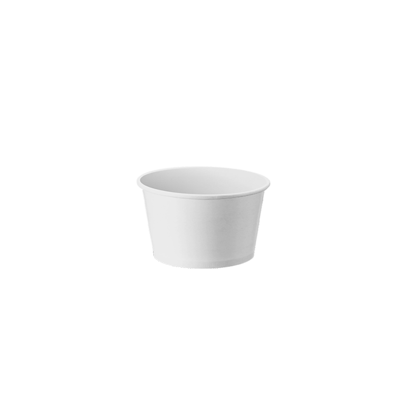 CCF 5OZ(D87MM) Ice Cream Paper Cup - White 1000 Pieces/Case