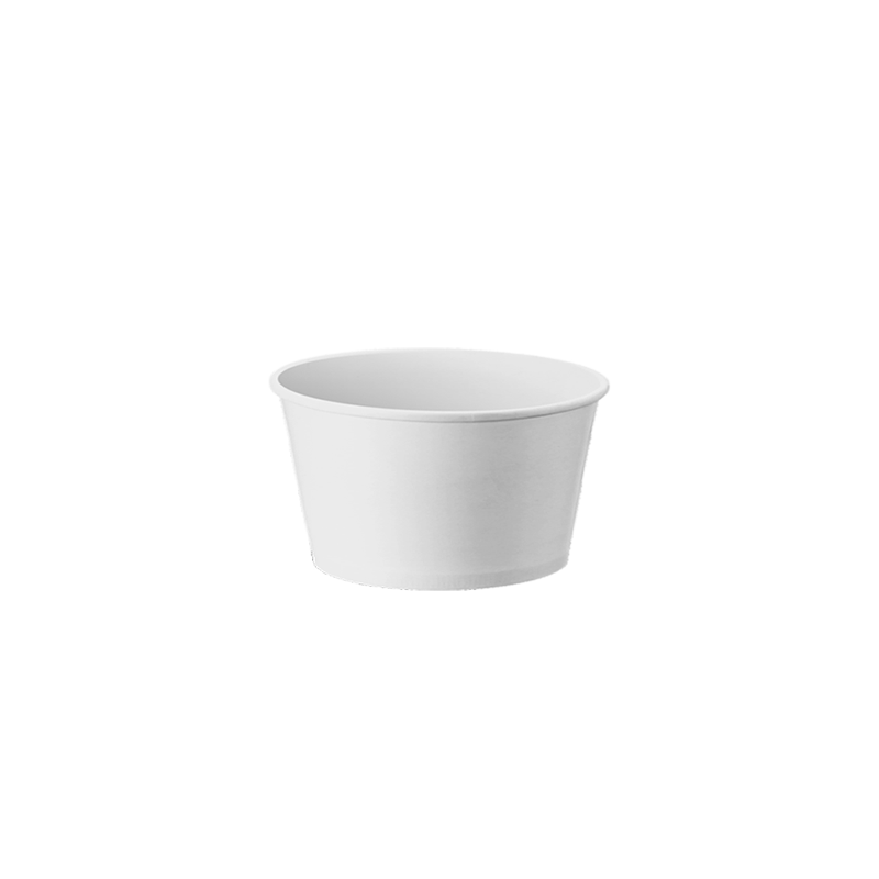 CCF 6OZ(D96MM) Ice Cream Paper Cup - White 1000 Pieces/Case