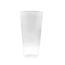 Load image into Gallery viewer, CCF 22/24OZ(D90MM) Premium PP Injection Plastic &quot;U&quot; Style Cup - Clear 500 Pieces/Case
