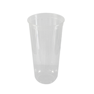 CCF 22/24OZ(D90MM) Premium PP Injection Plastic "U" Style Cup - Clear 500 Pieces/Case