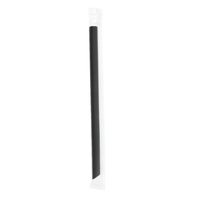 Load image into Gallery viewer, CCF Individually Wrapped PP Plastic Jumbo Drink Straws - Black L9&quot; 12MM BOBA Straw - 2000 pieces/case