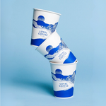 Custom Print Single Wall Paper Coffee Cups