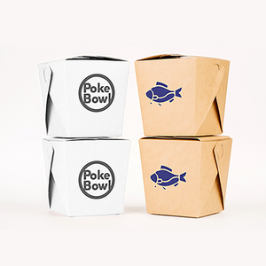 CCF 26OZ Paper Food Pail - Kraft