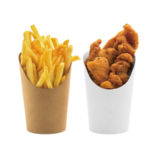 Load image into Gallery viewer, CCF 12OZ French fries/snacks White paper holder - 1000 pieces/case