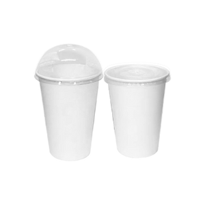 CCF 12OZ(D90MM) Paper Soda Cup - White 1000 Pieces/Case