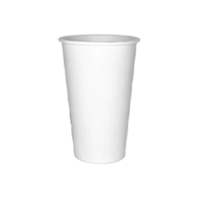 CCF 16OZ(D90MM) Paper Soda Cup - White 1000 Pieces/Case