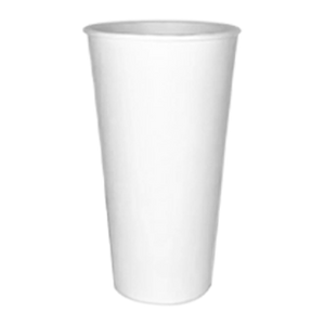 CCF 32OZ(D105MM) Paper Soda Cup - White 600 Pieces/Case