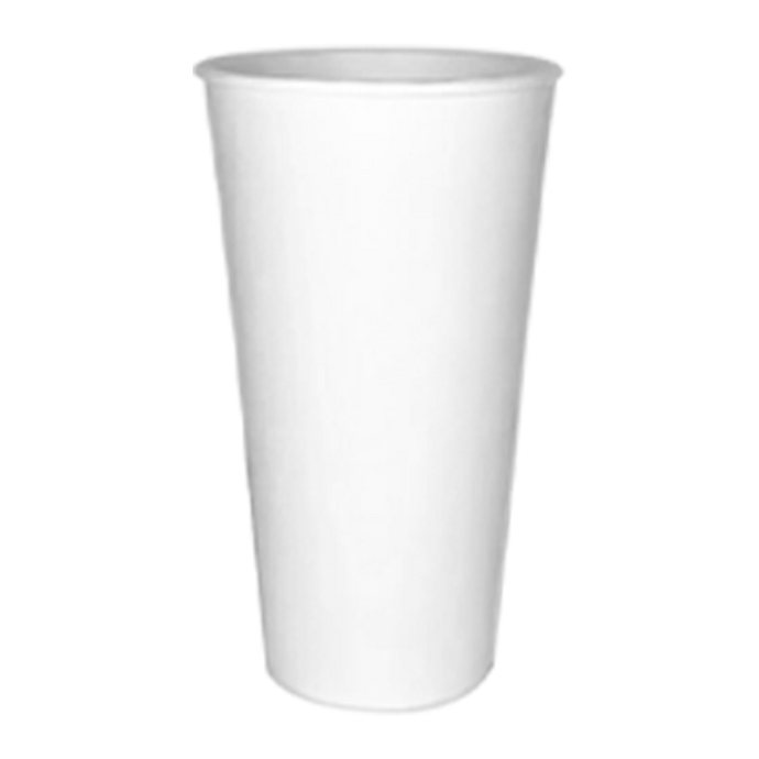 CCF 32OZ(D105MM) Paper Soda Cup - White 600 Pieces/Case