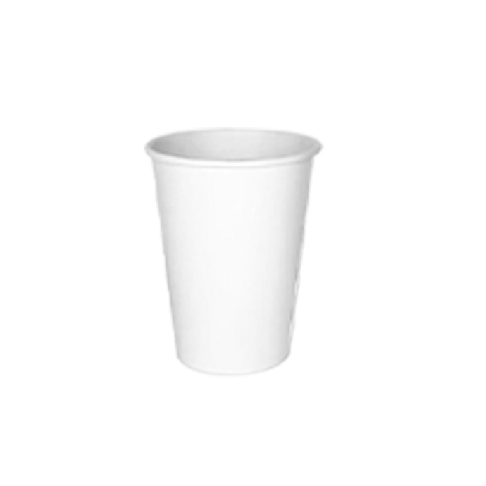 CCF 8OZ(D80MM) Paper Soda Cup - White 1000 Pieces/Case