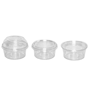 CCF 12OZ(D117MM) PET Plastic Deli Container - 500 Pieces/Case