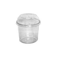 Load image into Gallery viewer, CCF 8-32OZ (D117MM) PET Plastic Dome Lid With No Hole For PET Deli Container