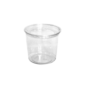 CCF 8-32OZ(D117MM) Deli PET Plastic Flat Lid - 500 Pieces/Case