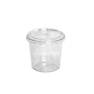 CCF 8-32OZ(D117MM) PET Deli Container Plastic Outer-Fit Lid - 500 Pieces/Case