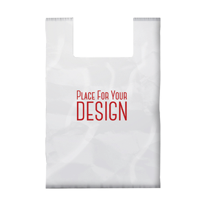 Custom print plastic shopping bags