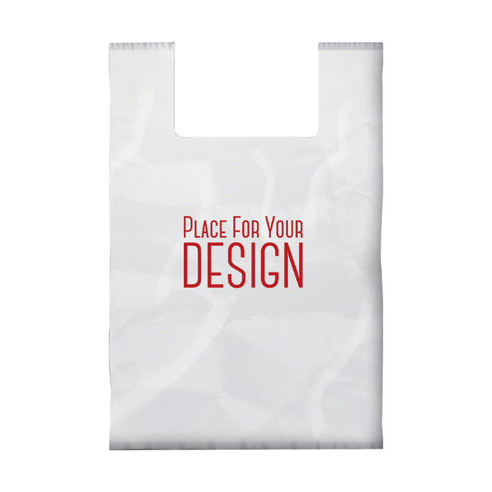 Custom print plastic shopping bags