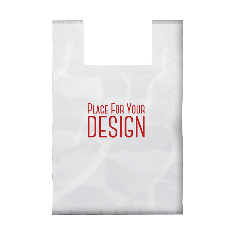 Custom print plastic shopping bags