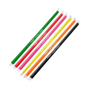 Custom Printed Plastic Drink Straws