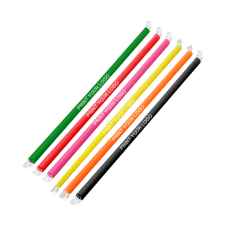 Custom Printed Plastic Drink Straws