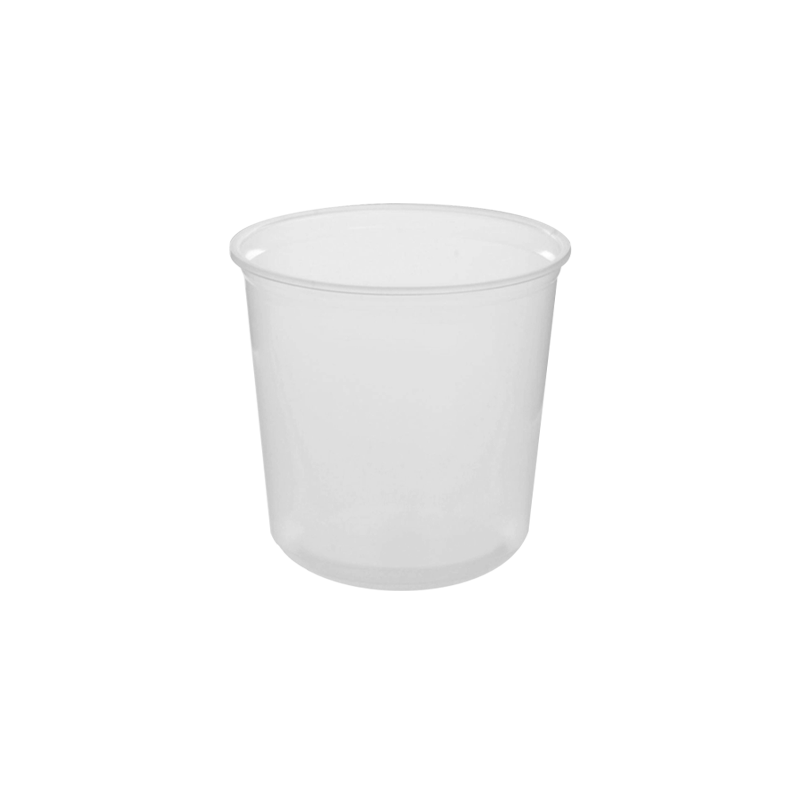 Plastic Deli Container with Plastic Lid PP Tamper-Evident 365 ml Ø9,5 (24  Units)