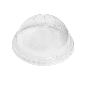 16-32OZ(D90MM) PET Plastic Dome Lid For PP Injection Cup - Clear 1000 Pieces/Case