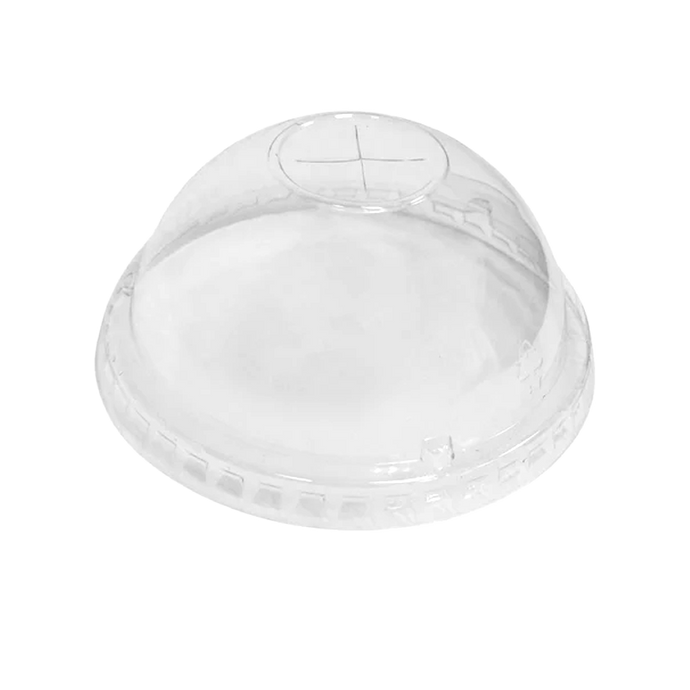 16-32OZ(D90MM) PET Plastic Dome Lid For PP Injection Cup - Clear 1000 Pieces/Case