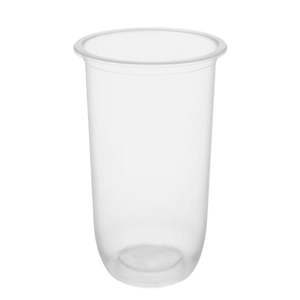 CCF 24OZ(D95MM) PP Plastic "U" Style Drink Cup - 1000 Pieces/Case