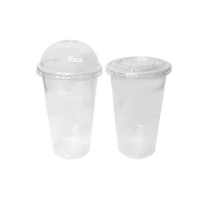 Load image into Gallery viewer, CCF 12-24OZ(D95MM) PET Plastic Flat Lid For PP Cold Cup - 2000 Pieces/Case