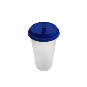 CCF 16-32OZ(D90MM) Premium PP Lid/Heart Stopper For PP Injection Cup - Dark Blue 1000 Pieces/Case