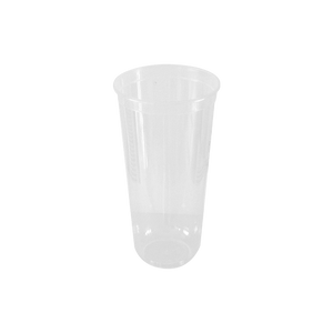 CCF 22/24OZ(D90MM) Premium PP Injection Plastic "U" Style Cup - Clear 500 Pieces/Case