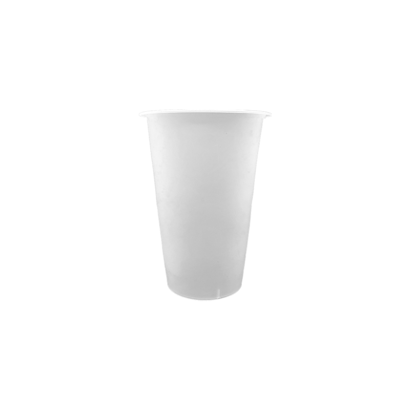 CCF 16OZ(500ml) Premium PP Injection Plastic Cup - Frosted | 90mm Diameter 