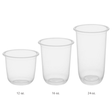Load image into Gallery viewer, CCF 24OZ(700ml) PP Plastic &quot;U&quot; Style Drink Cup | 95mm Diameter | 1000 Pieces/Case