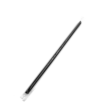 Load image into Gallery viewer, CCF PP plastic drink straws - individually wrap black L9&quot; 6MM diameter - 2500 Pieces/Case