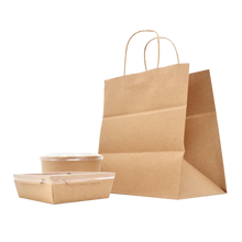 Load image into Gallery viewer, CCF ECO-friendly heavy duty kraft paper shopping bag #3 - 250 pieces/case