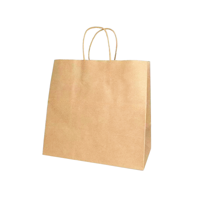 CCF Eco-Friendly Heavy Duty Kraft Paper Shopping Bag #3 - 250 pieces/case