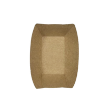 Load image into Gallery viewer, CCF 0.5LB Kraft Paper Food Tray - 1000 pieces/case