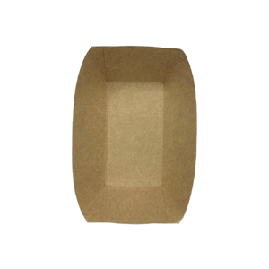 CCF 1LB Kraft Paper Food Tray - 1000 pieces/case