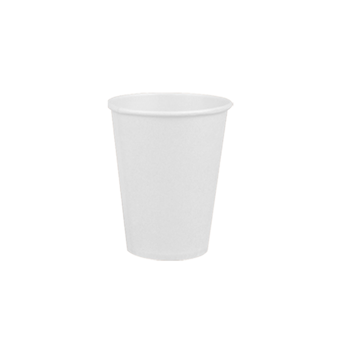 CCF 8OZ(D80MM) Single Wall Paper Coffee Cup - White 1000 Pieces/Case