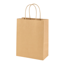 Load image into Gallery viewer, CCF Eco-Friendly Heavy Duty Kraft Paper Shopping Bag #1 - 50, 100 or 275 Pieces/Case