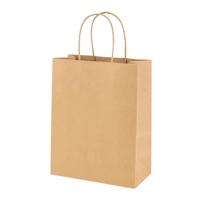CCF Eco-Friendly Heavy Duty Kraft Paper Shopping Bag #1 - 275 Pieces/Case