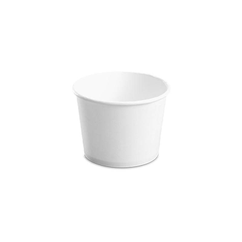 CCF 12OZ(D102MM) Soup Paper Cup (Hot/Cold Use) - White 1000 Pieces/Case