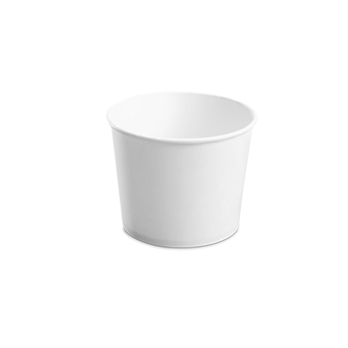 CCF 16OZ(D112MM) Soup Paper Cup (Hot/Cold Use) - White 1000 Pieces/Case