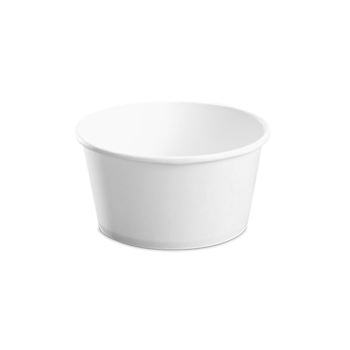 CCF 24OZ(D142MM) Soup Paper Cup (Hot/Cold Use) - White 600 Pieces/Case