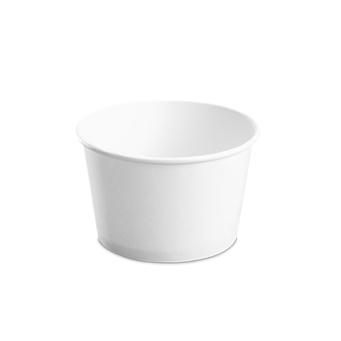 CCF 28OZ(D142MM) Soup Paper Cup (Hot/Cold Use) - White 600 Pieces/Case